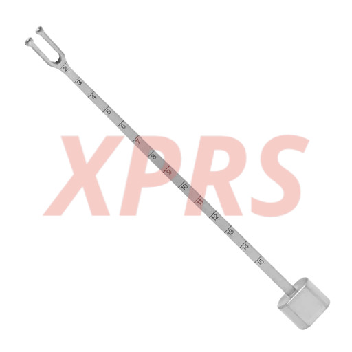 Obwegeser Septum Osteotome, 7.25", Curved Graduated Shaft, Ball End Tips, 6mm