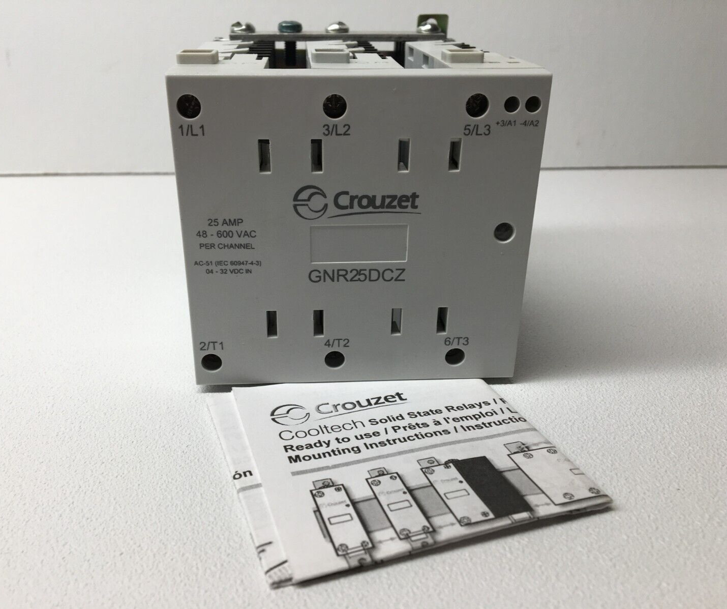 New! Crouzet GNR25DCZ Solid State Relay (#60277)