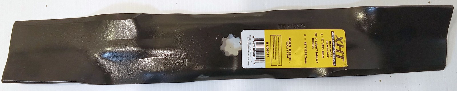 1 NEW XHT B1JD6017 17" LAWN MOWER BLADE JOHN DEERE GX21784 NNB ***MAKE OFFER***