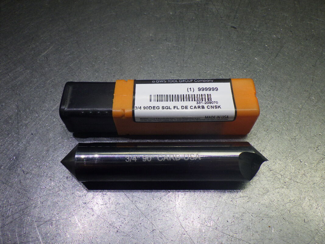 Monster 3/4" 90 Deg Single Flute DE Carbide Countersink 331-208070 (LOC3609)