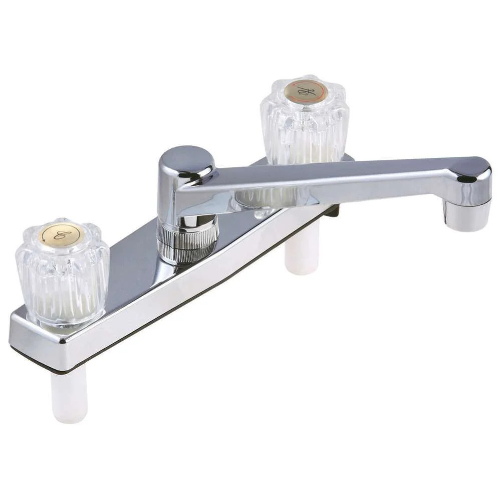 Homewerks Mid Arc Kitchen Faucet Chrome 2 Handle
