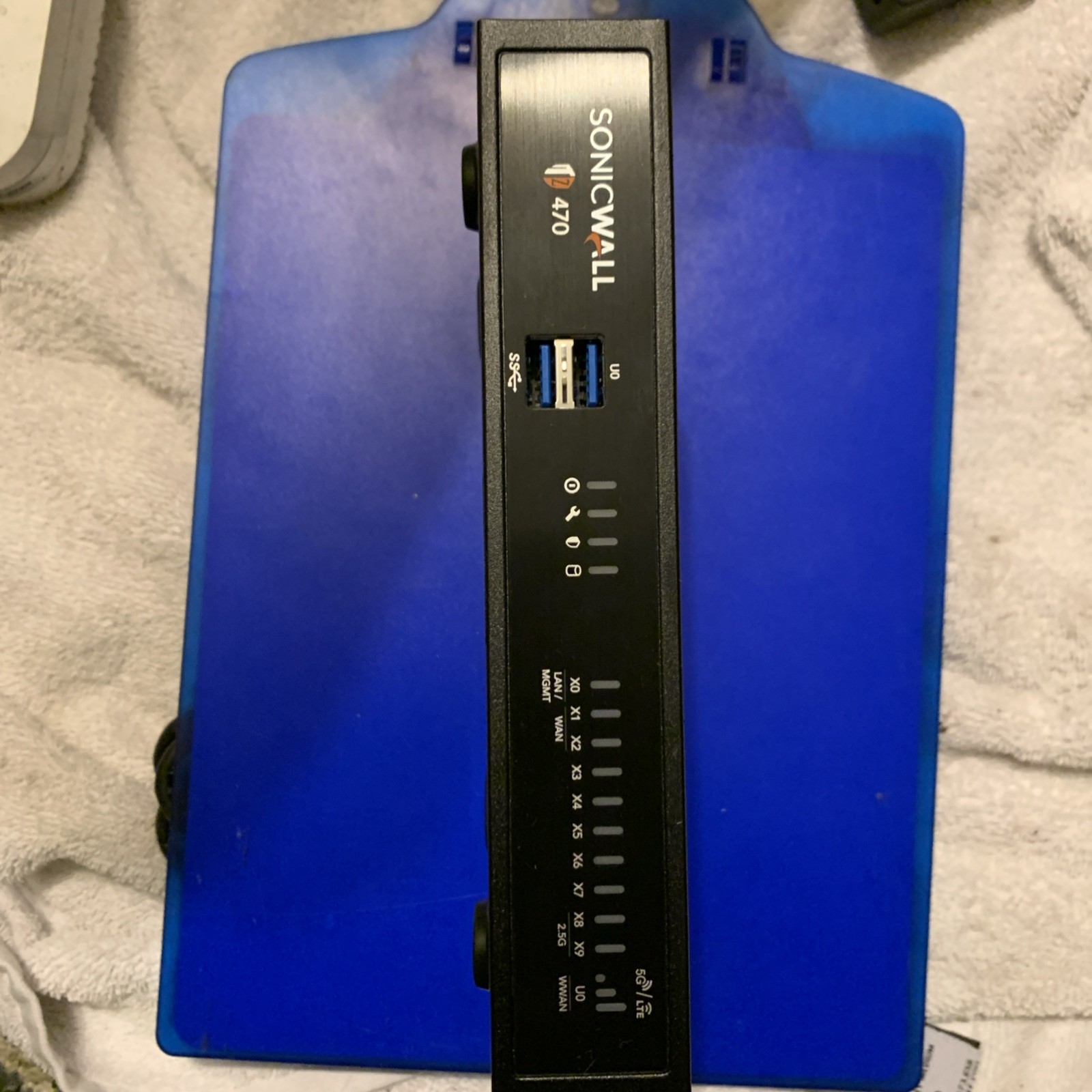 Sonicwall TZ470 Network Security Appliance - Firewall  Registered “for Parts”