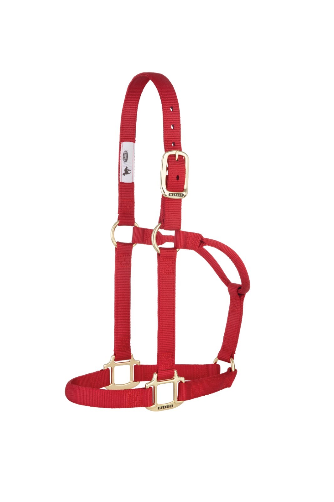 Original Non-Adjustable Halter , 1"  Red