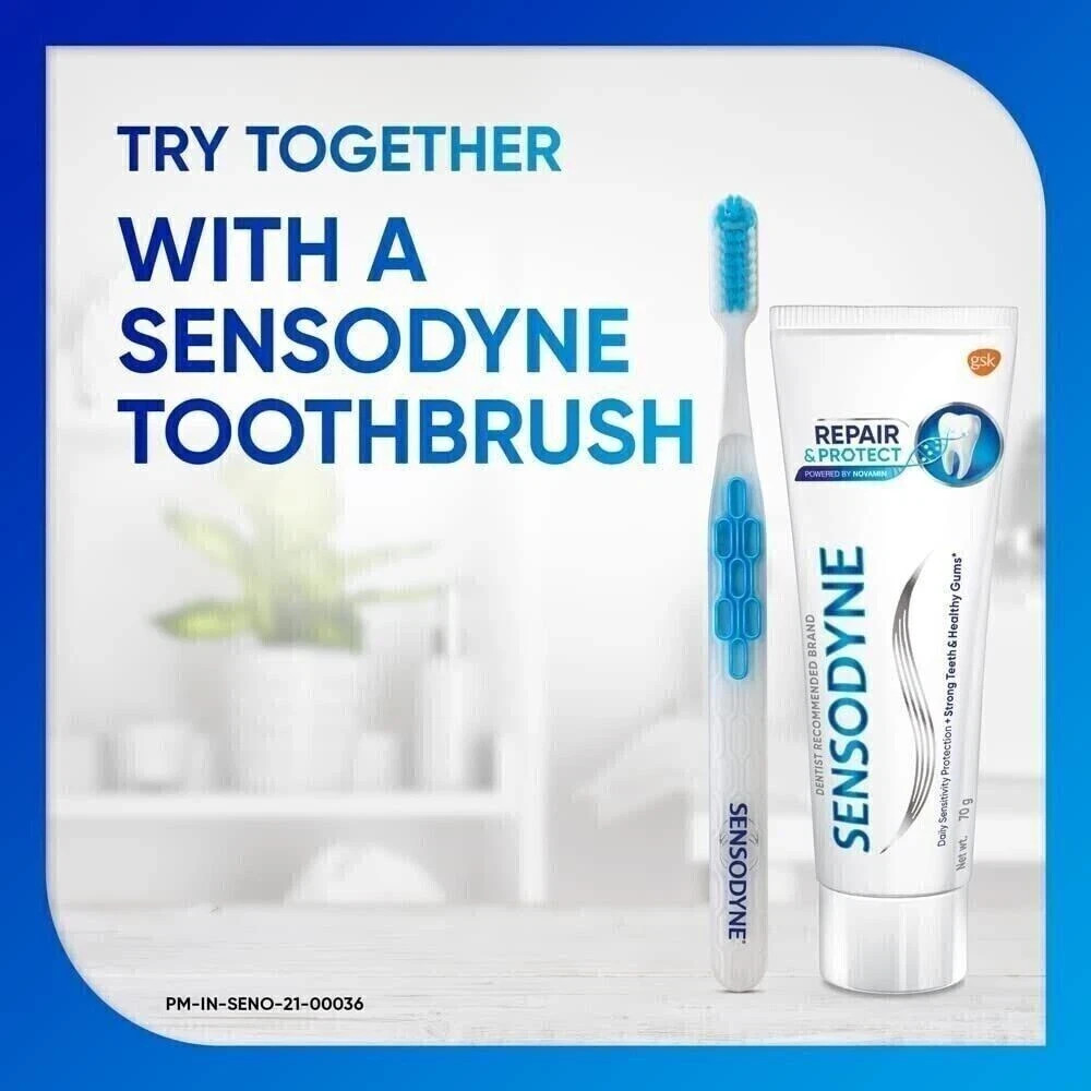 Sensodyne Toothpaste Rapid Relief great Sensitivity manager 🦷 (5x80g) FREE SHIP