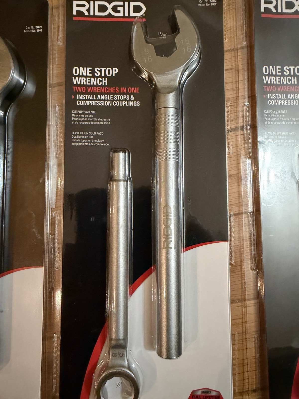 10 RIDGID ONE STOP WRENCH 27023