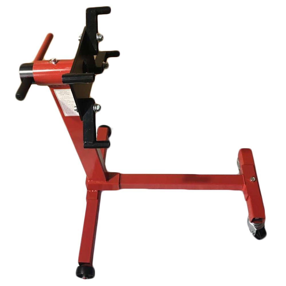 1000lb Heavy Duty Steel Engine Stand Auto Truck Motor Hoist Automotive Shop Jack