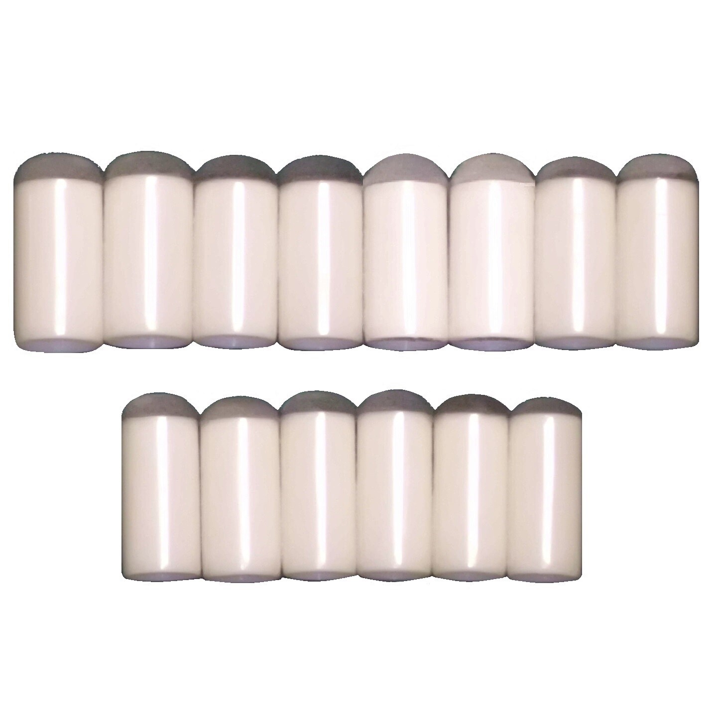 14 Assorted Slip Push On Pool Cue Press Tips 7 Sizes