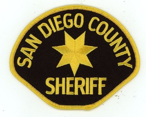 CALIFORNIA CA SAN DIEGO COUNTY SHERIFF NICE SHOULDER PATCH POLICE