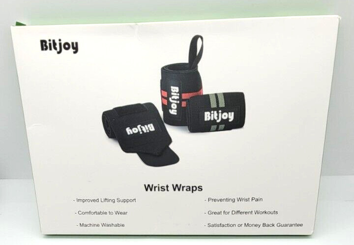 Bitjoy Wrist Wraps Improved Lifting Support Preventing Wrist Pain Workouts