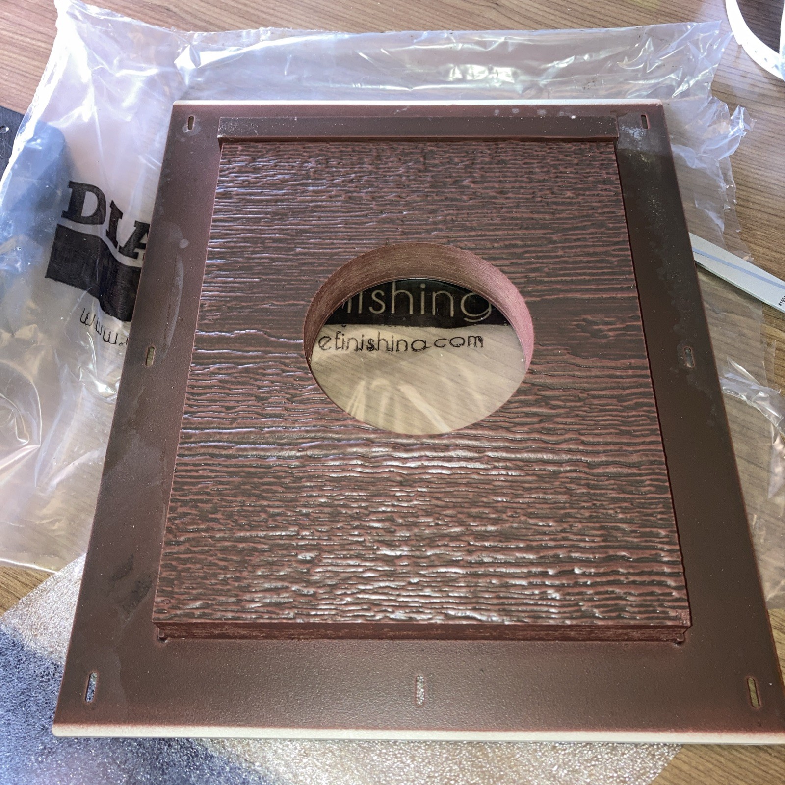 Rigidmount Sequoia 8.5" x 11" 4" hole siding block LP smartside paintable