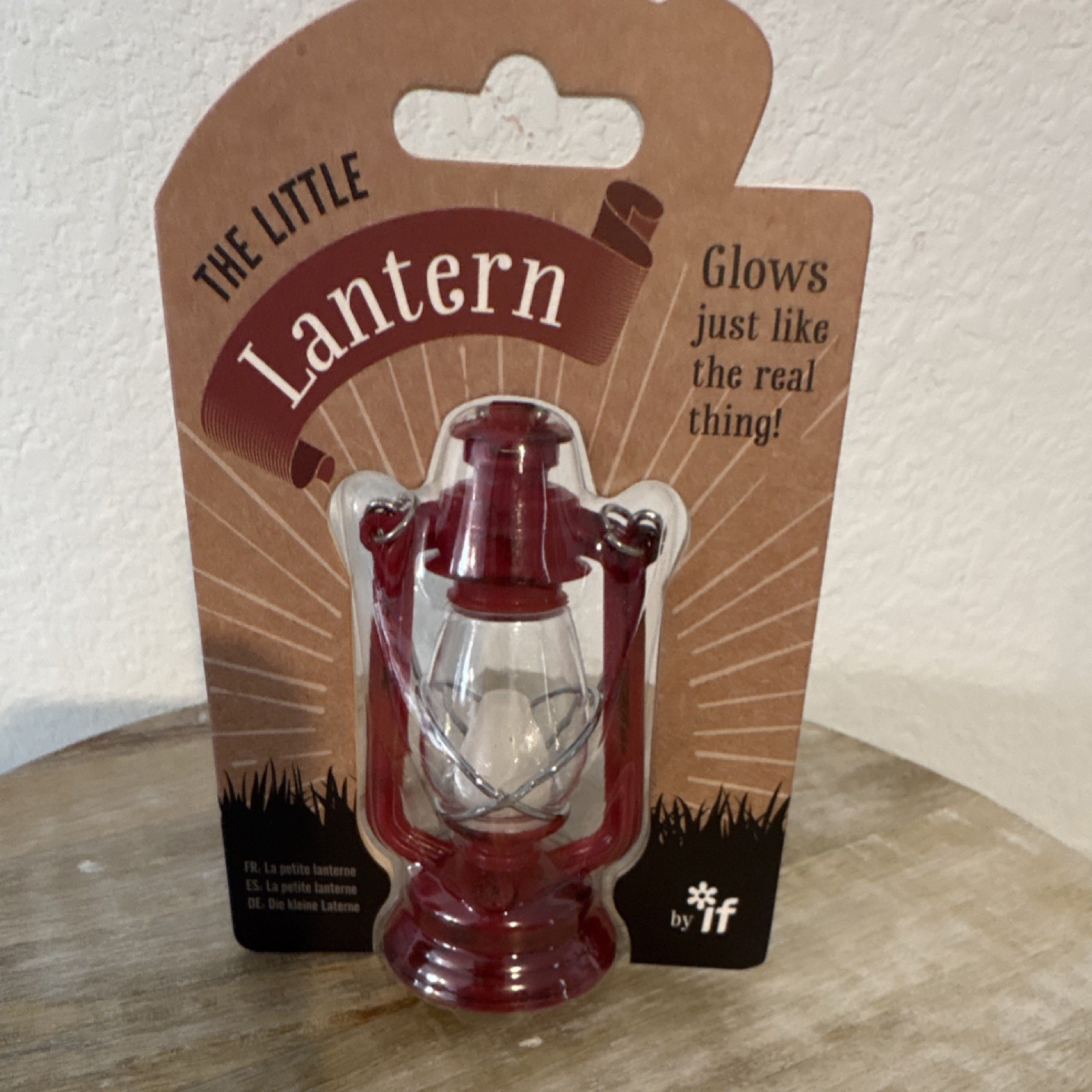 by if The Little Lantern Red LED Mini Lantern, Battery Cordless Hanging/Standing