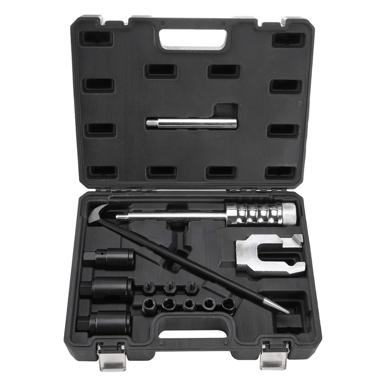 Universal Diesel Injector Puller Slide Hammer Extractor Tool w/ U-Joint Adapter