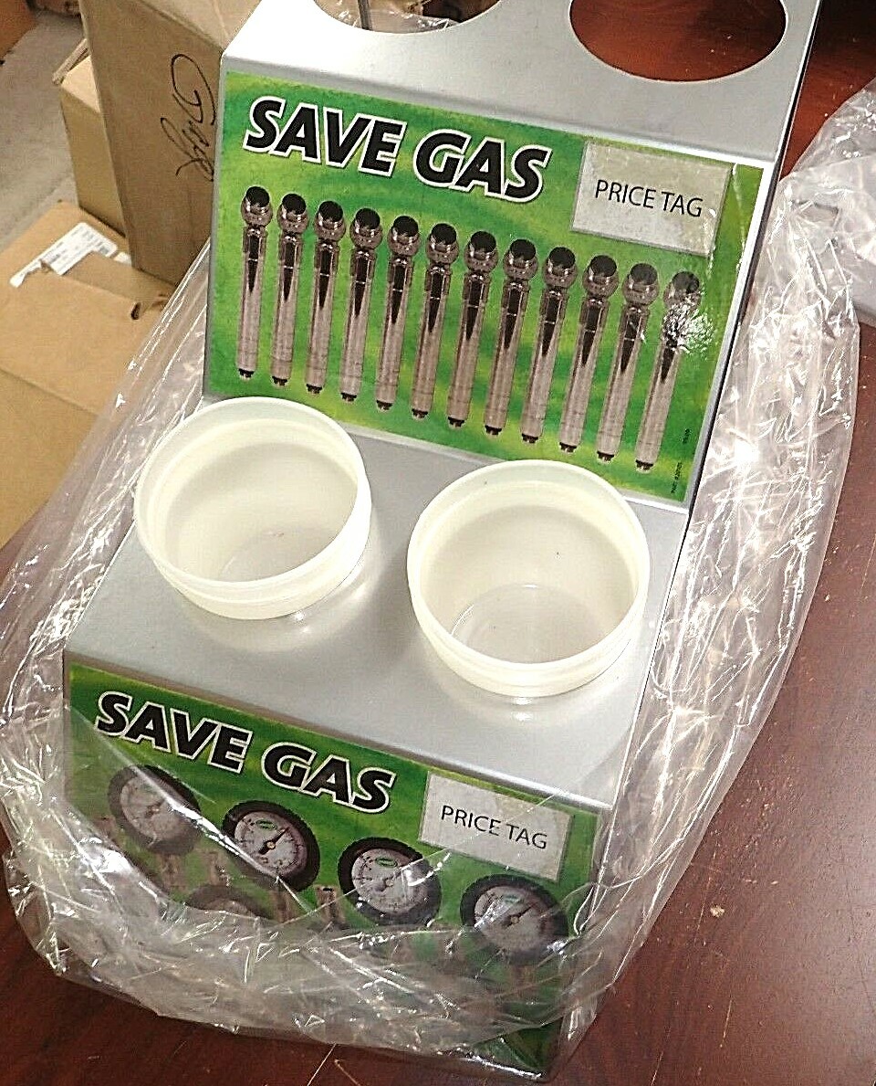 Counter Display Rack Two Tier Cup Holder SAVE GAS