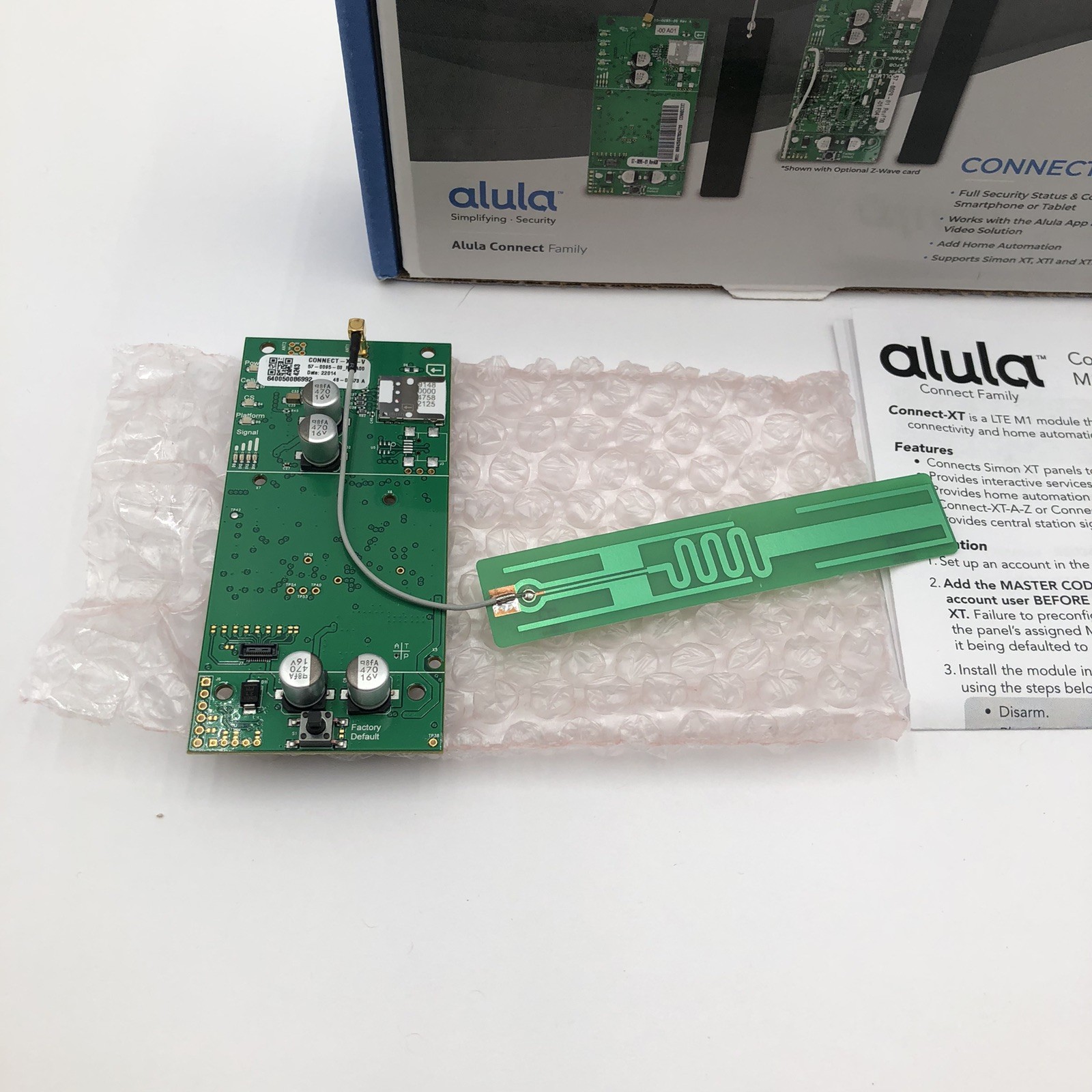 Alula Connect-XT-V LTE M1 VZ Data Alarm Communicator Simon XT Alarm Panels