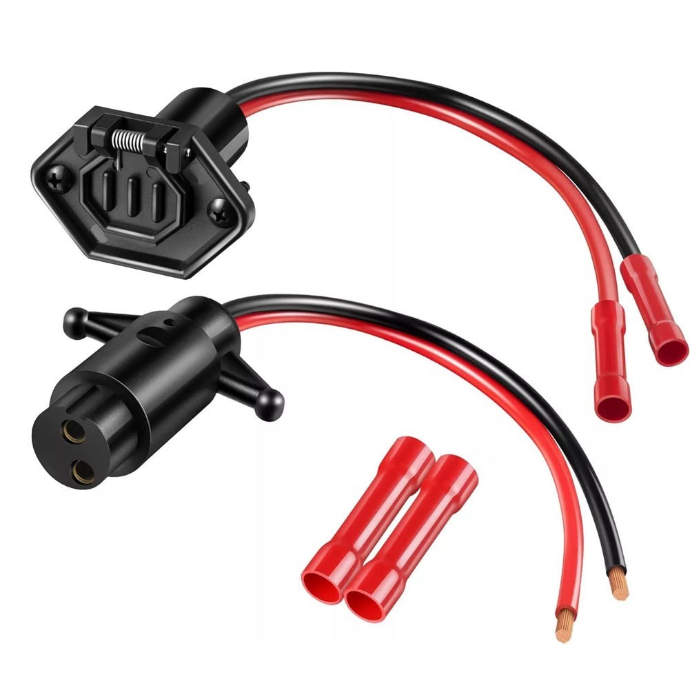 Black+Red Color Trolling Motor And Receptacle Kit Set For Easy-Identification