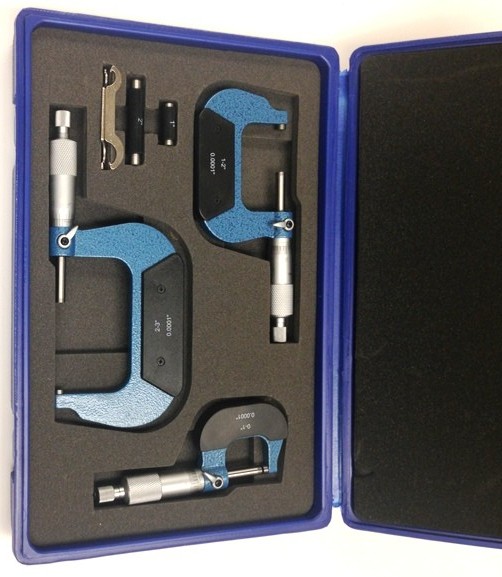 0-3" 3 PIECE PRECISION OUTSIDE MICROMETER SET (4200-0010)
