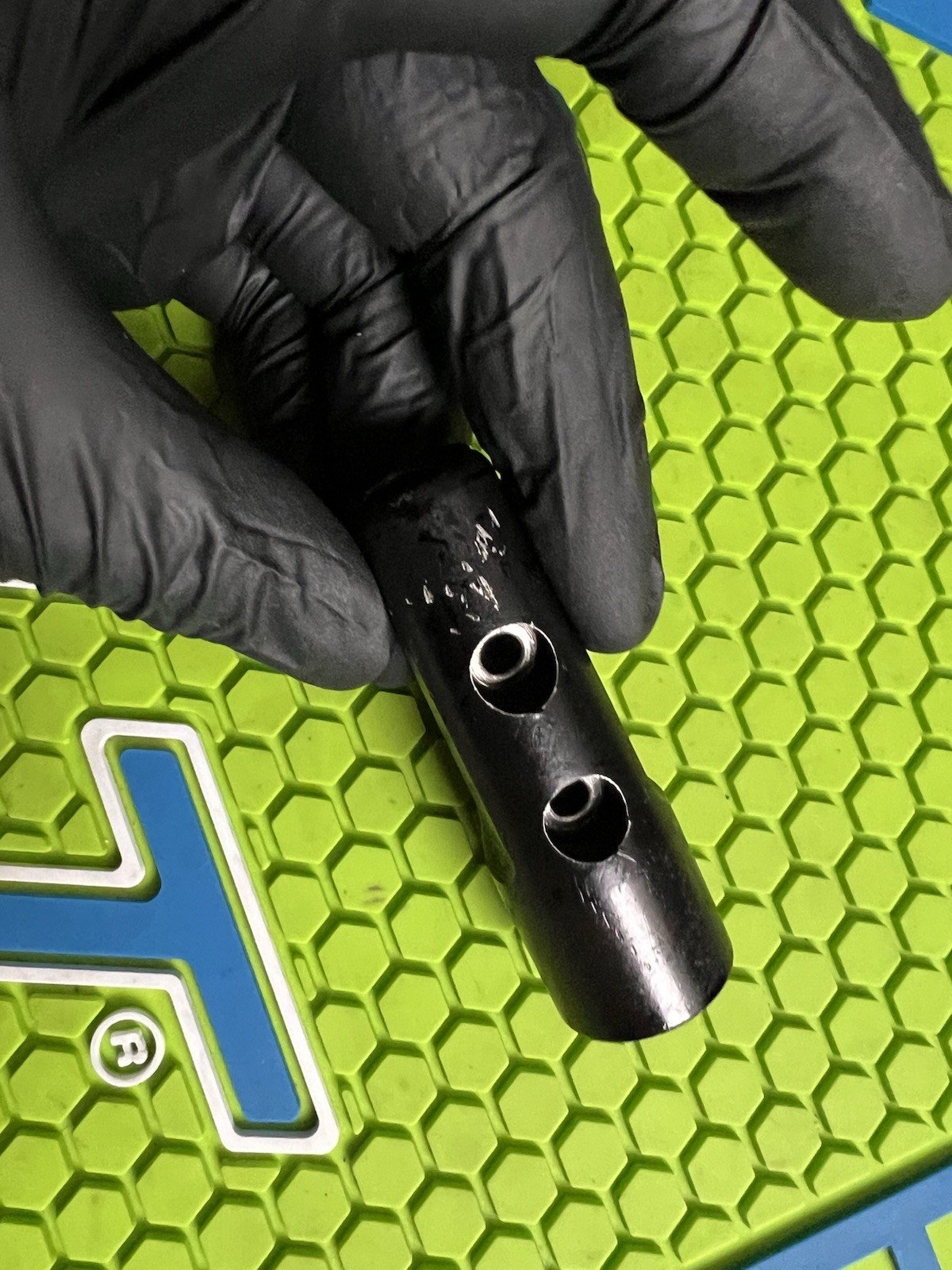 UNIVERSAL ANGLED PAINTBALL MARKER ASA - BLACK