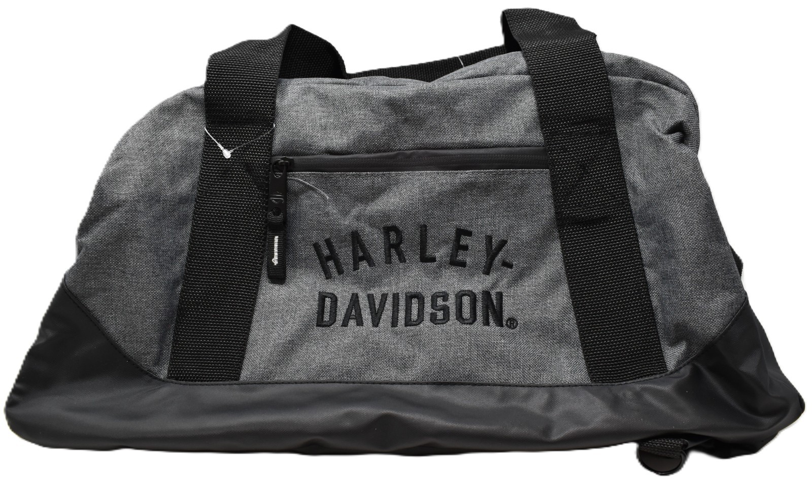 Harley Davidson Rugged Twill Convertible Duffel Bag Backpack Heather Gray 90325