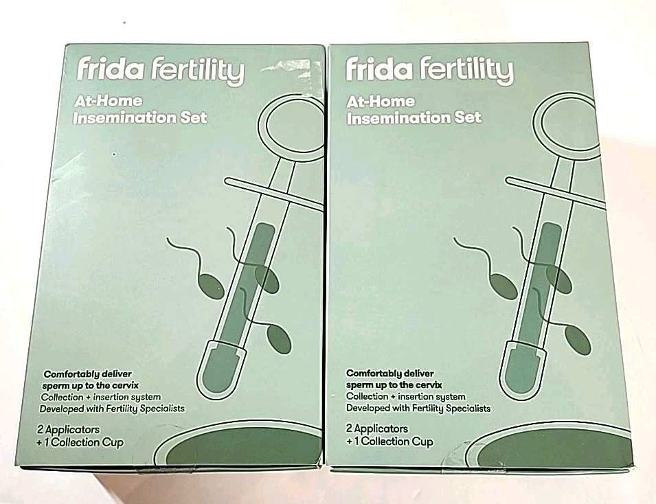LOT OF 2 Frida Fertility At-Home Insemination Set Collection & Insertion System