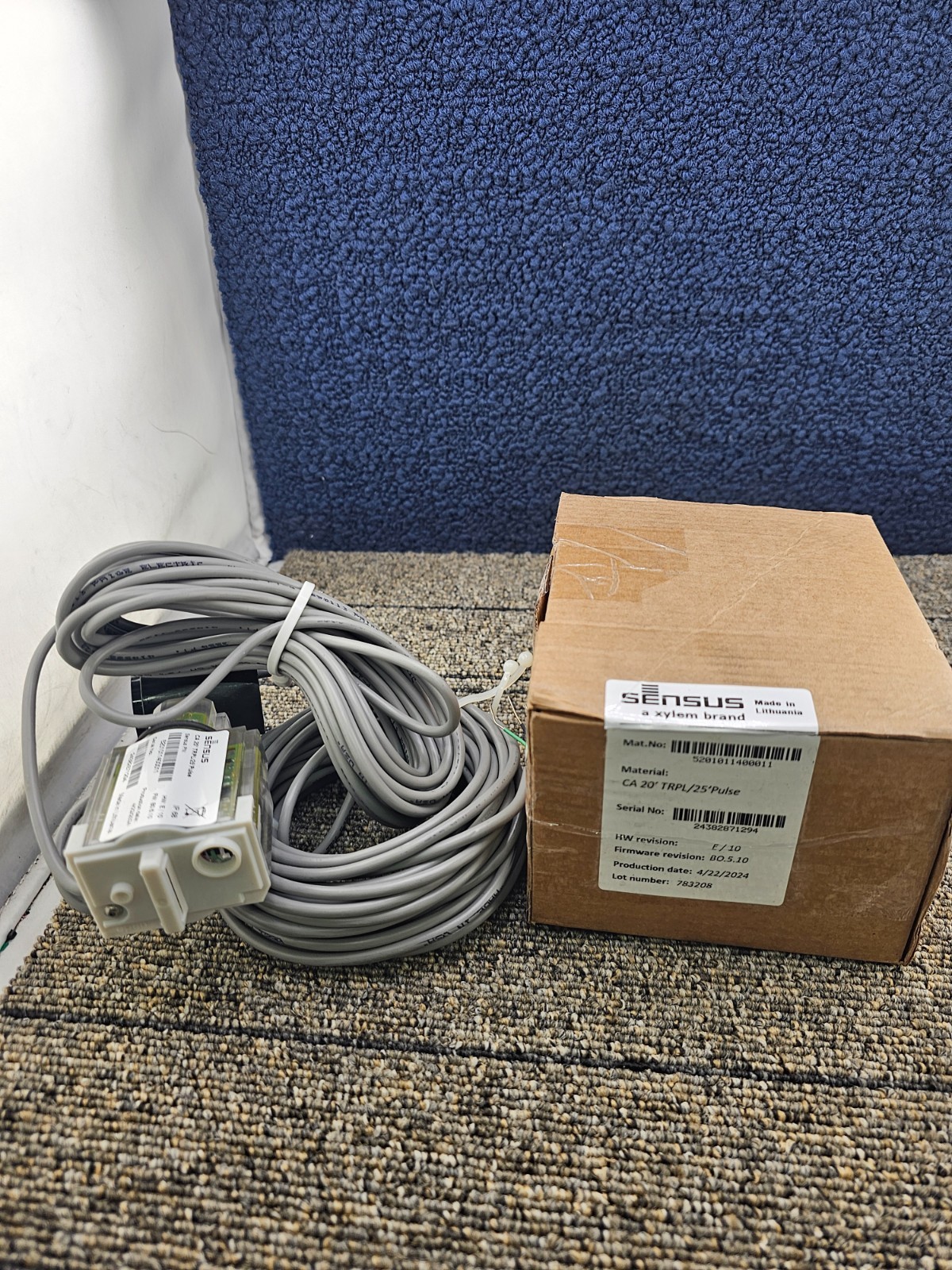 SENSUS 5201011400011: Pulse Sensor / Transmitter 20ft - 25ft Cable Length IP68