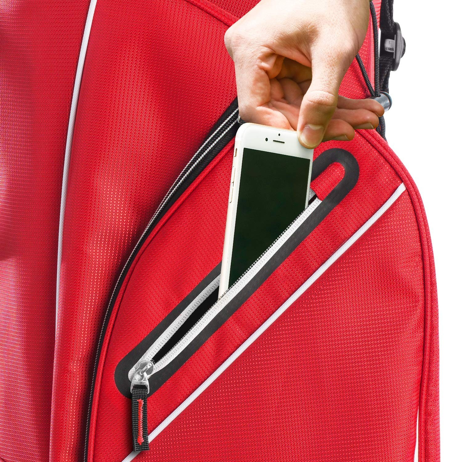 IZZO Ultra Lite Golf Cart Bag Red