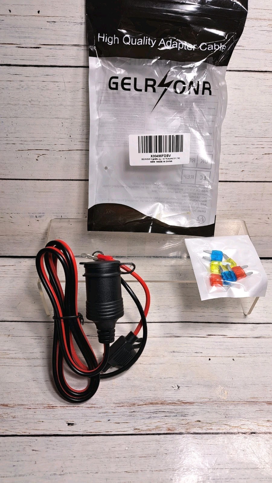 Fixed Thread Cigarette Lighter Socket Extension Cable with Perforated...