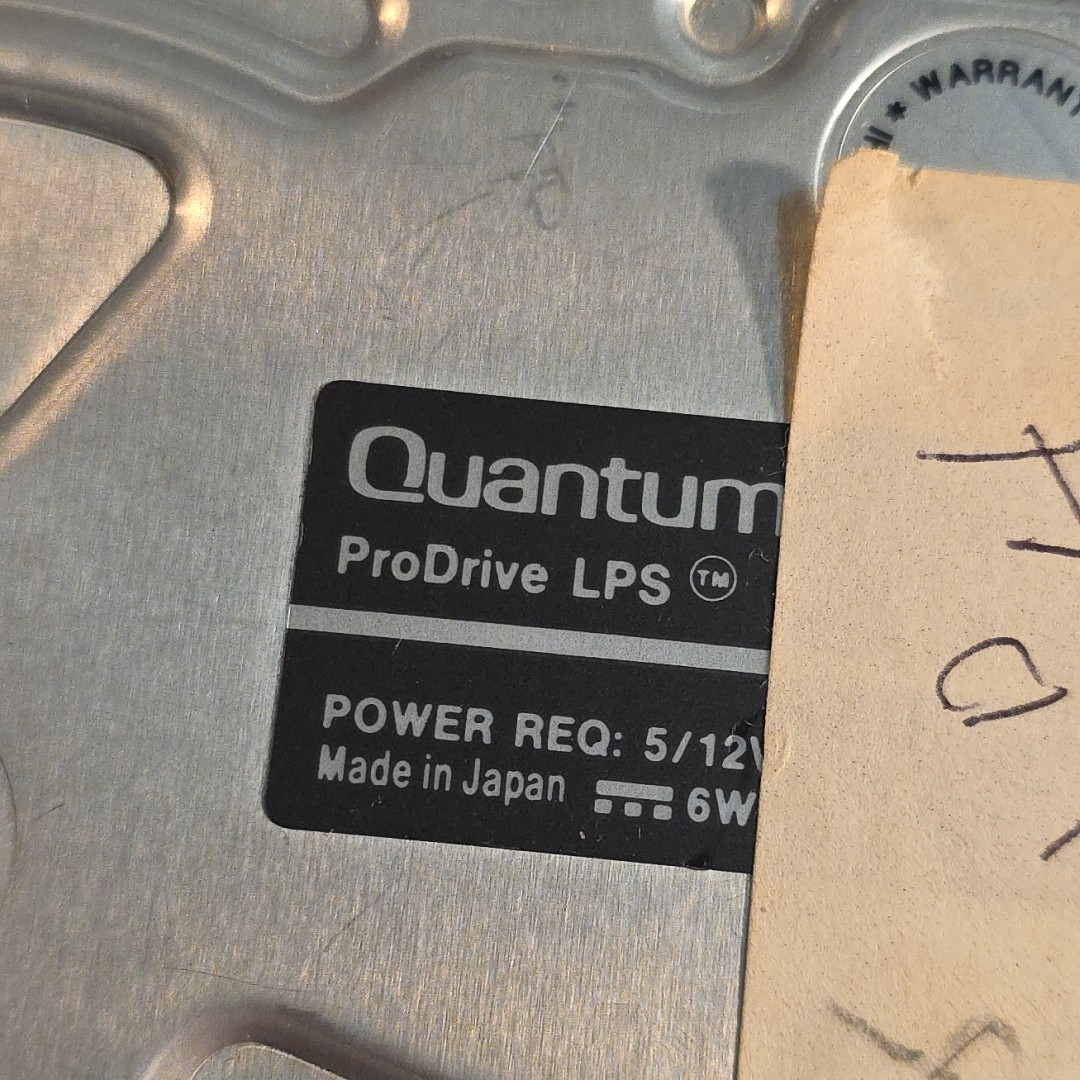 Vintage Quantum 800-08-97 Computer Prodrive LPS Hard Drive Apple Parts / repair