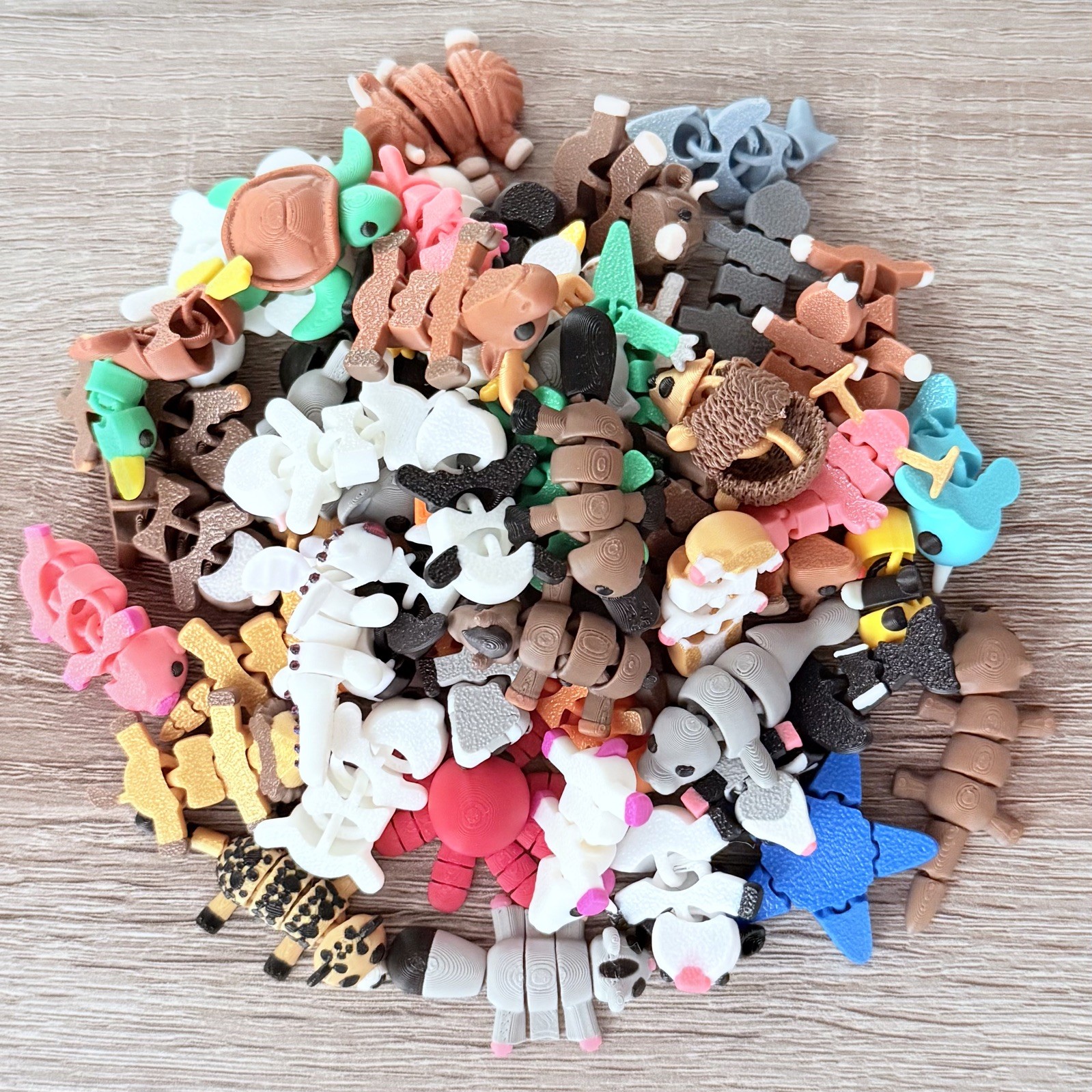 Mini Animal Pocket Pets (Random 12 Pack) Articulating Sensory Fidget Toy