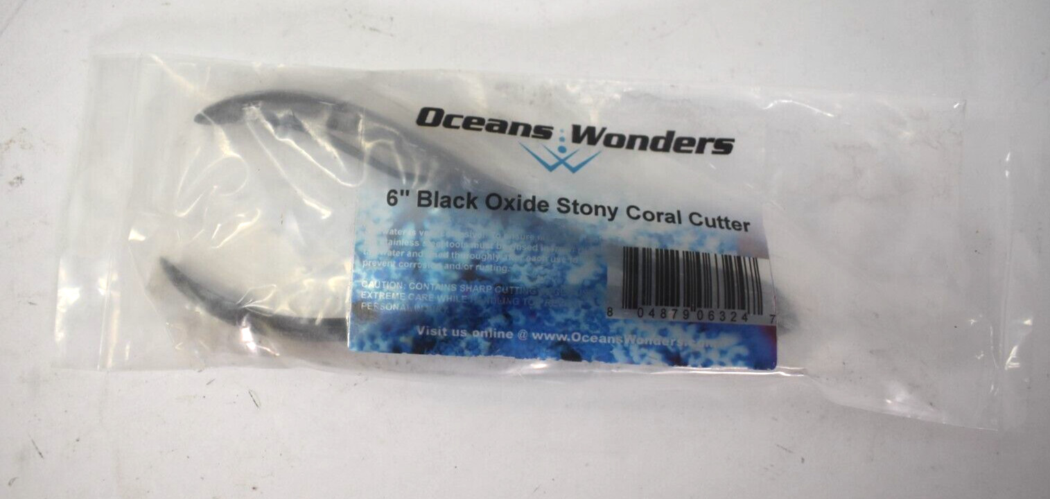 Ocean Wonders 6" Black Oxide Stony Coral Cutter Tool Genuine OEM Surgical