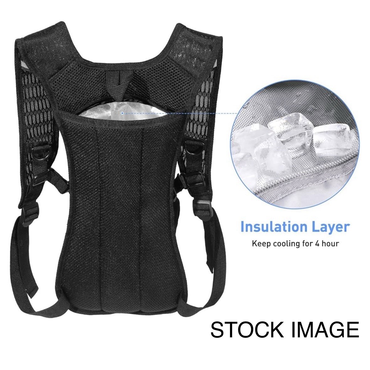 New Hydration Pack 2L Water Bladder Backpack Leakproof Trail Running Cycling