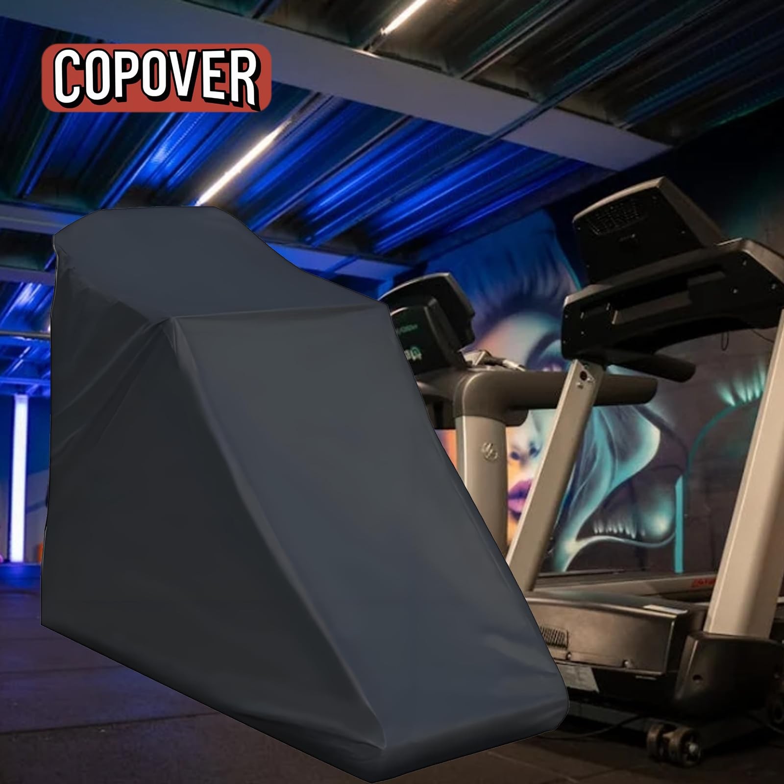 Treadmill Cover, Dustproof UV Protection Running Machine Cover, Exercise Work...
