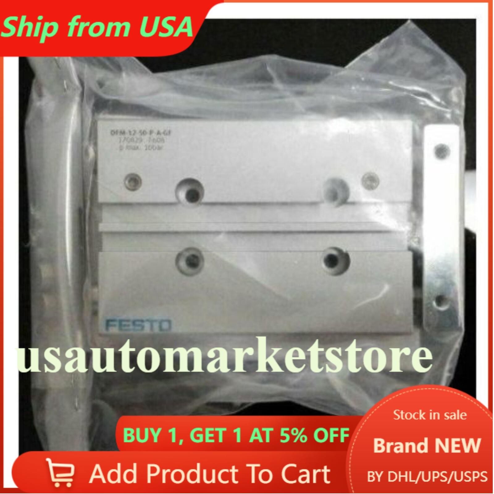 New DFM-12-50-P-A-GF Festo 170829 Guided drive Fast Shipping