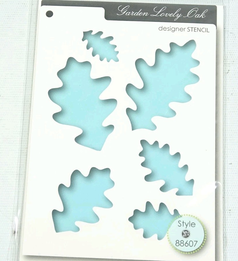 2016 Memory Box Designer Stencil Lovely Oak 88607