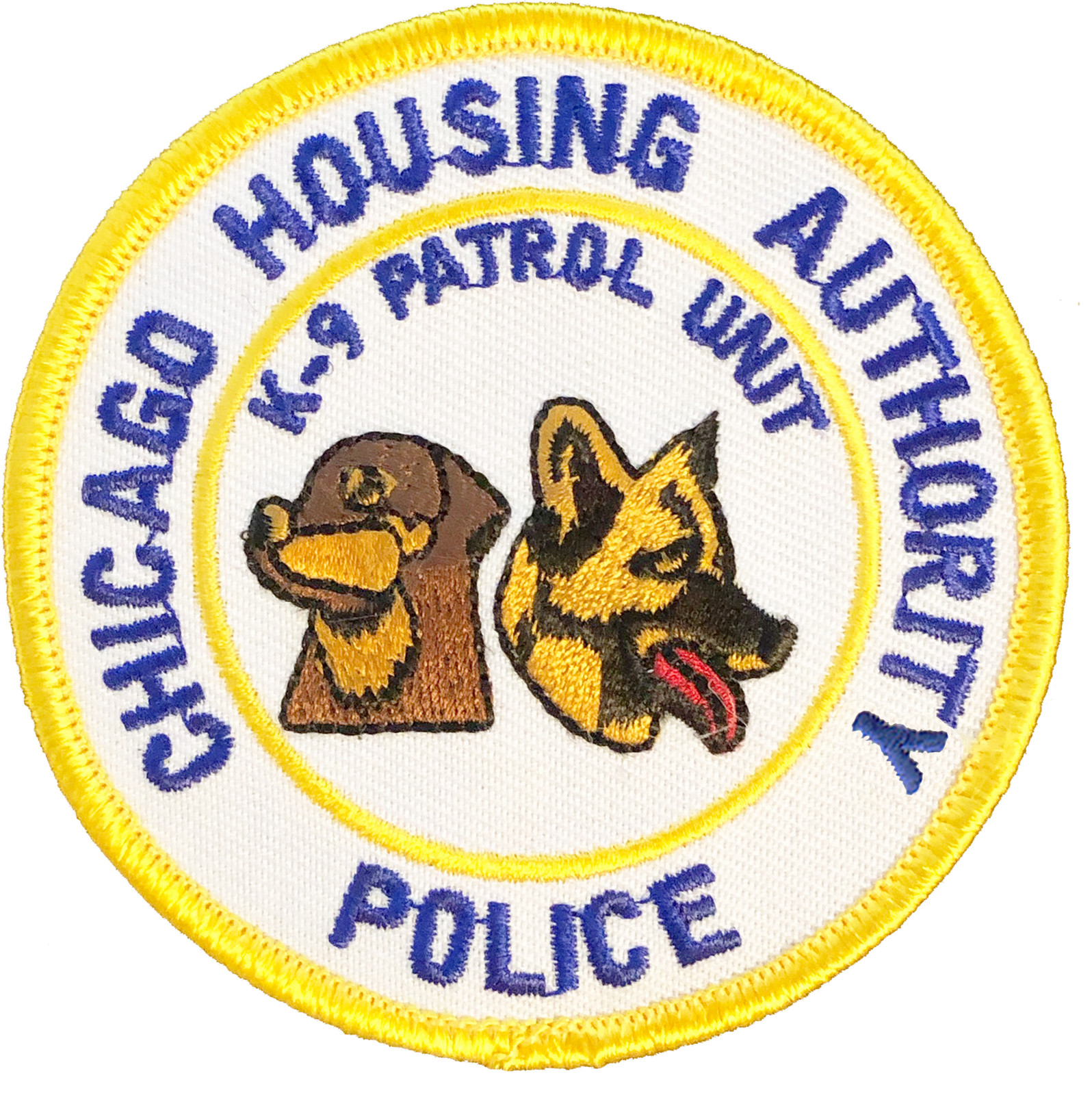 CHICAGO HOUSING AUTHORITY POLICE CANINE (K9) PATROL UNIT PATCH
