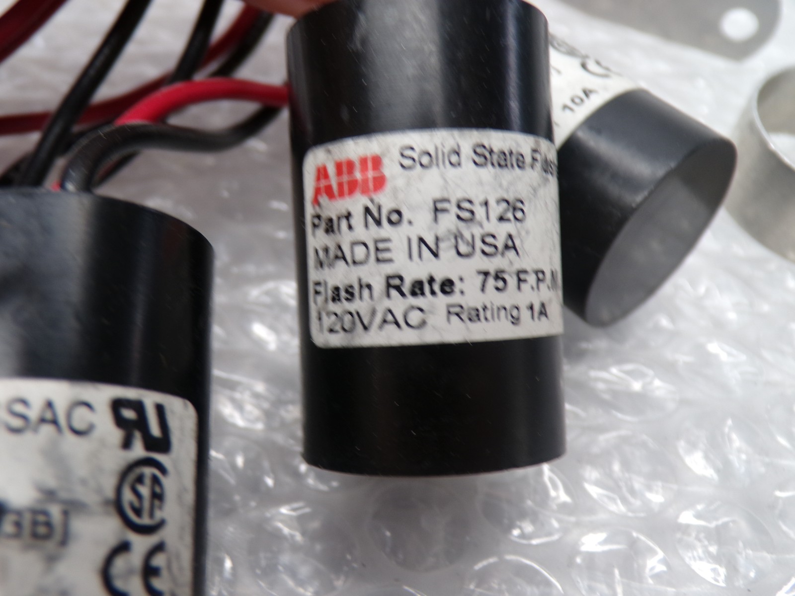 ABB FS126 SOLID STATE FLASHER LOT OF 4 NSNP