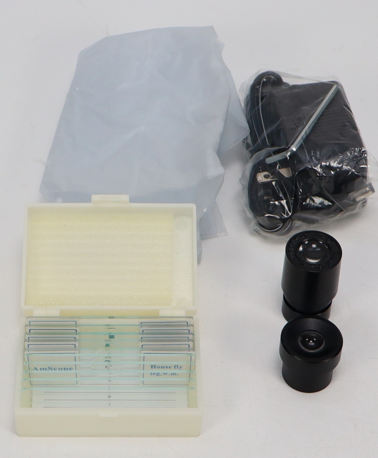 AmScope Kid's Microscope 4x, 10x, 40x, + Accessories