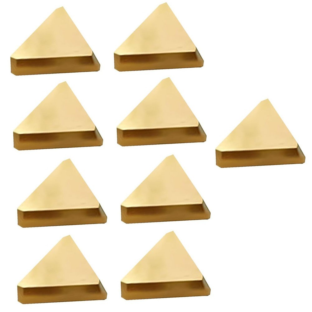 Milling Tools Pack of Ten with High Strength Carbide Insert Construction