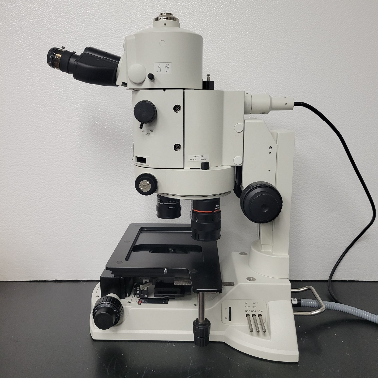Nikon Stereo Microscope AZ100 Multizoom with Fluorescence and Trinocular Head