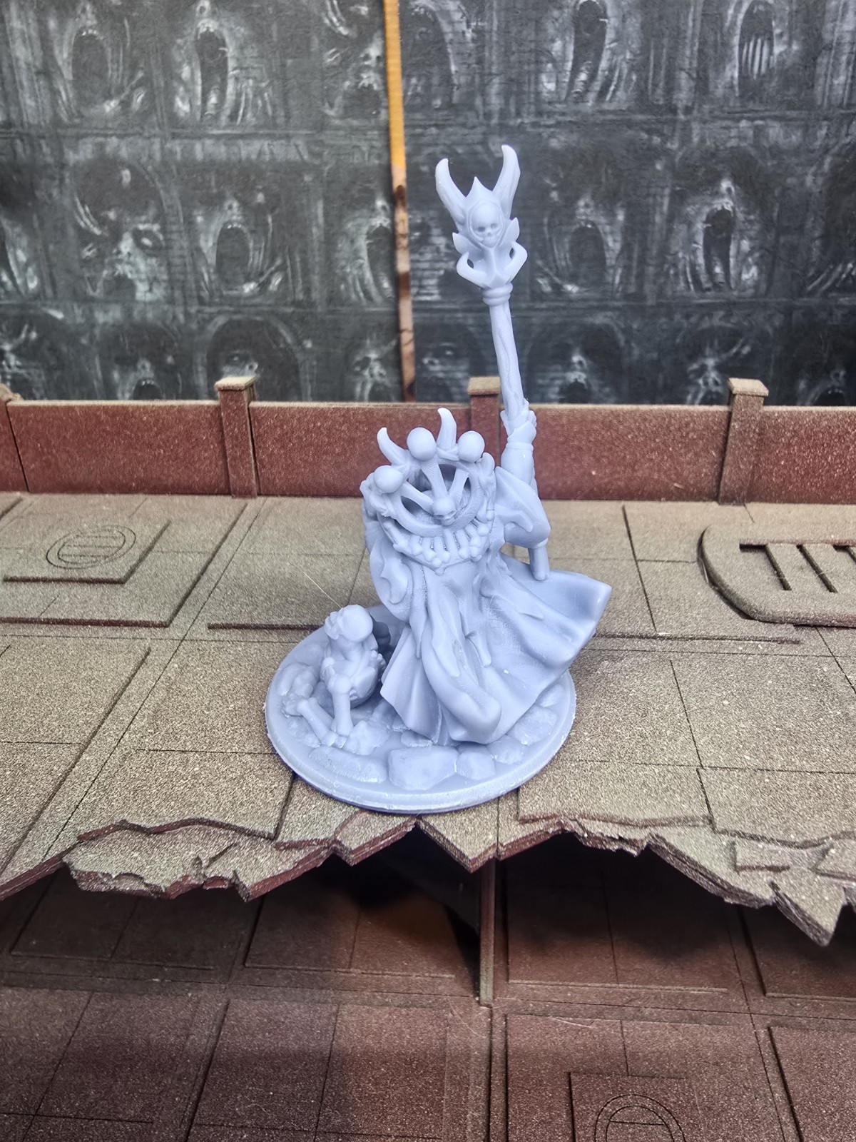 3D Printed DnD Necromancer Miniature D&D Role Playing RPG