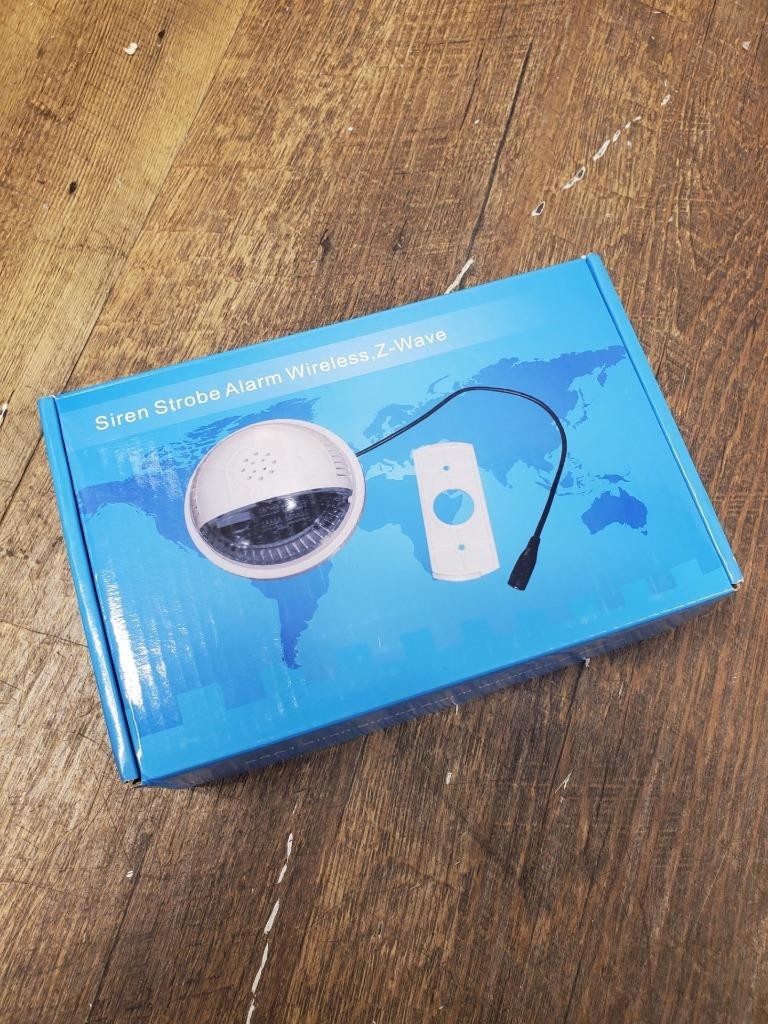 Y29 ♻ FORTREZZ SSA1 / SSA1 Siren Strobe Alarm Wireless, Z-Wave ♻