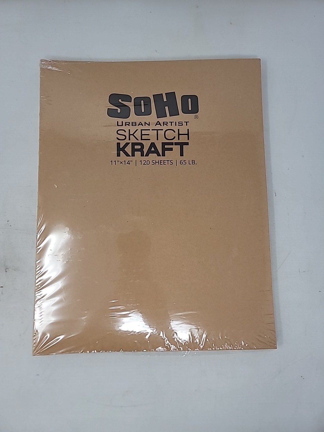 Soho Urban Artist Sketch Kraft Open Bound Sketch Pads 11"x14" 120 Sheets