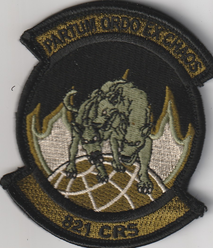 USAF air force 821st Contingency Response Sqn Travis AFB California OCP patch