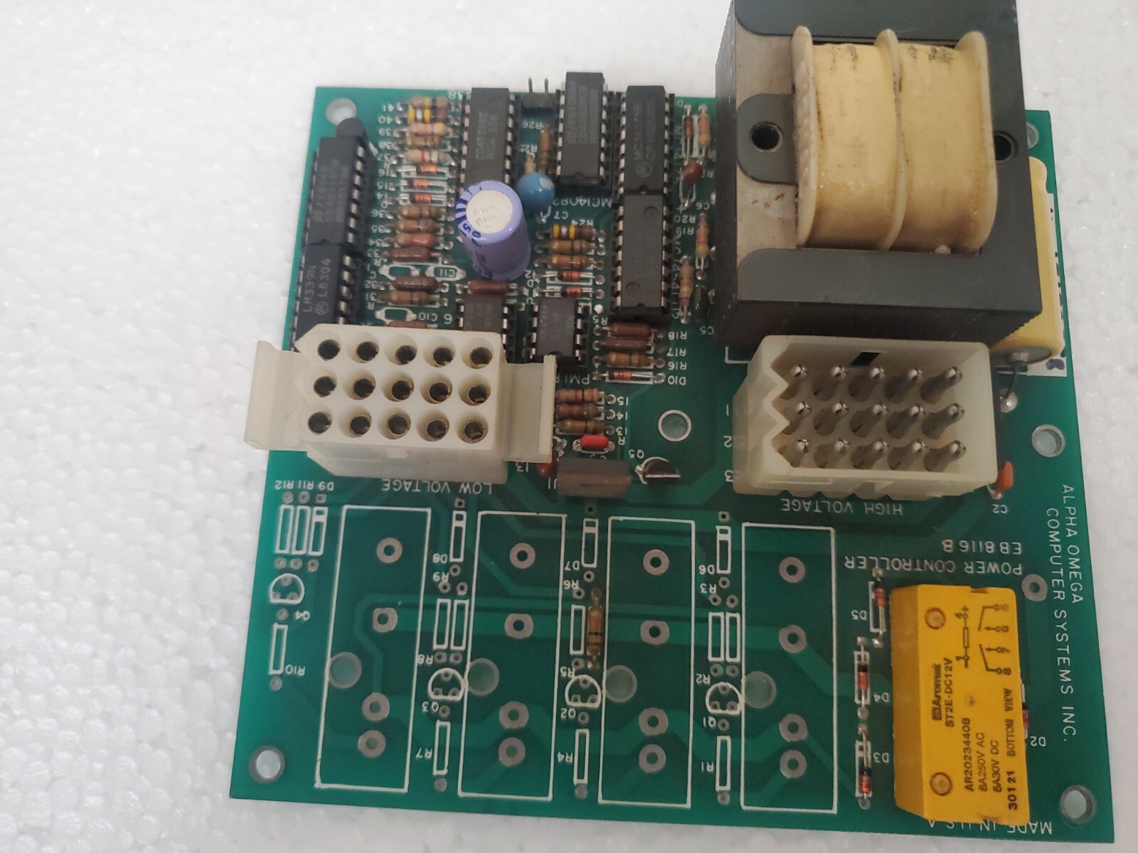 Alpha Omega EB-8116-B Computer Systems Power Controller Circuit Card