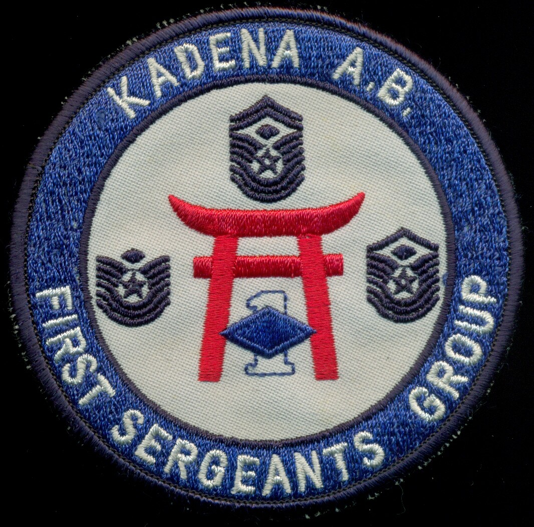 USAF Kadena AB 1st Sgt. GP First Sergeants Group Patch C-11