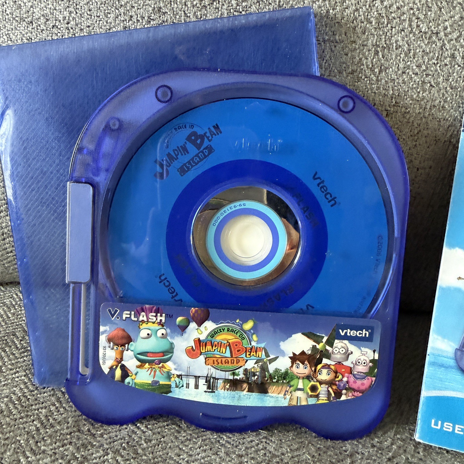 VTech V.Flash Wacky Race On Jumping Bean Island Educational Video Game
