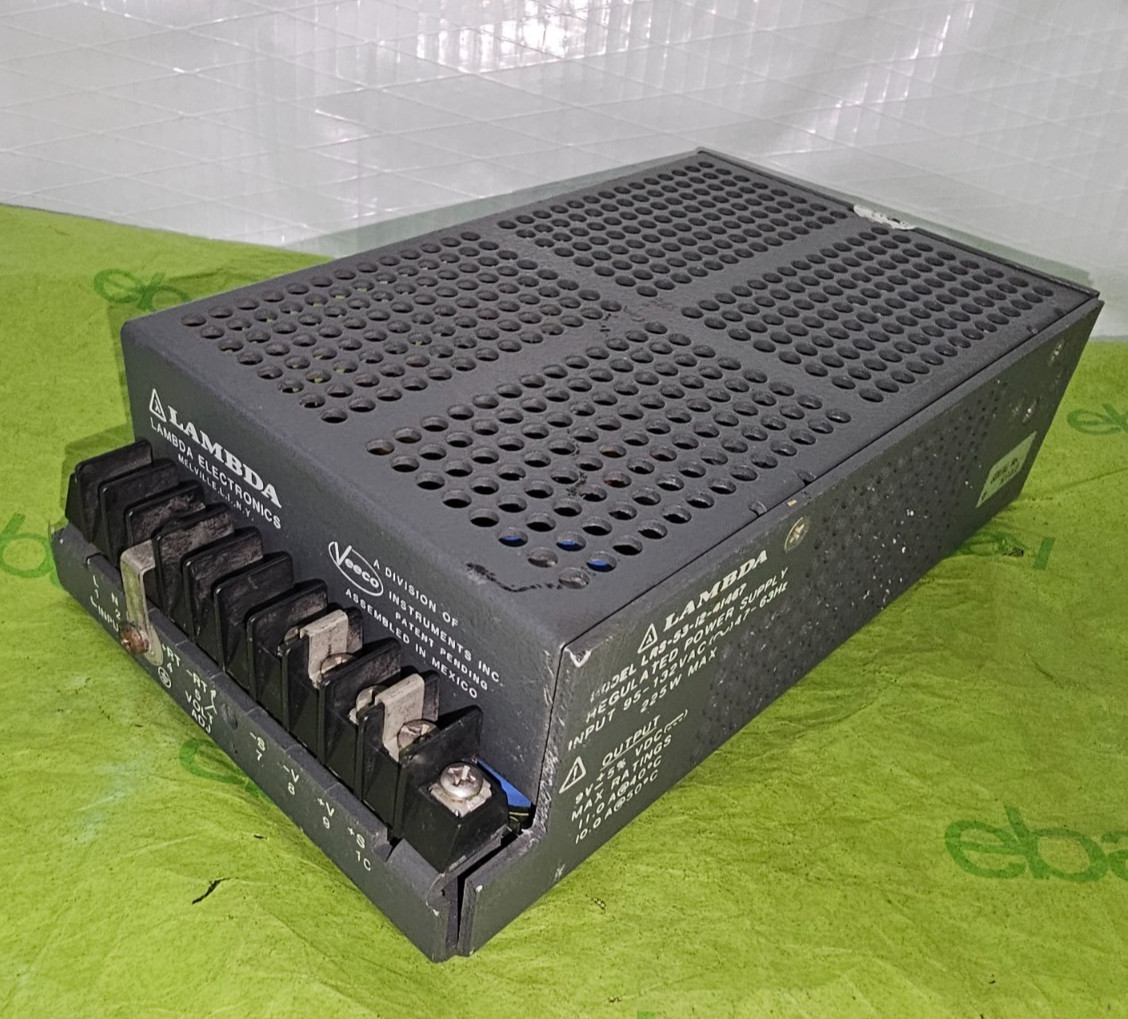 LAMBDA LRS-53-12-41467 Regulated Power Supply - 95-132VAC 47-63Hz