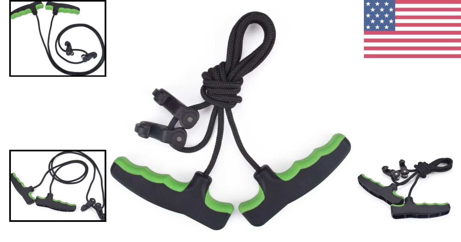 Double Handle Crossbow Cocking Device - Adjust 65'' Ergonomic Tool for Safety