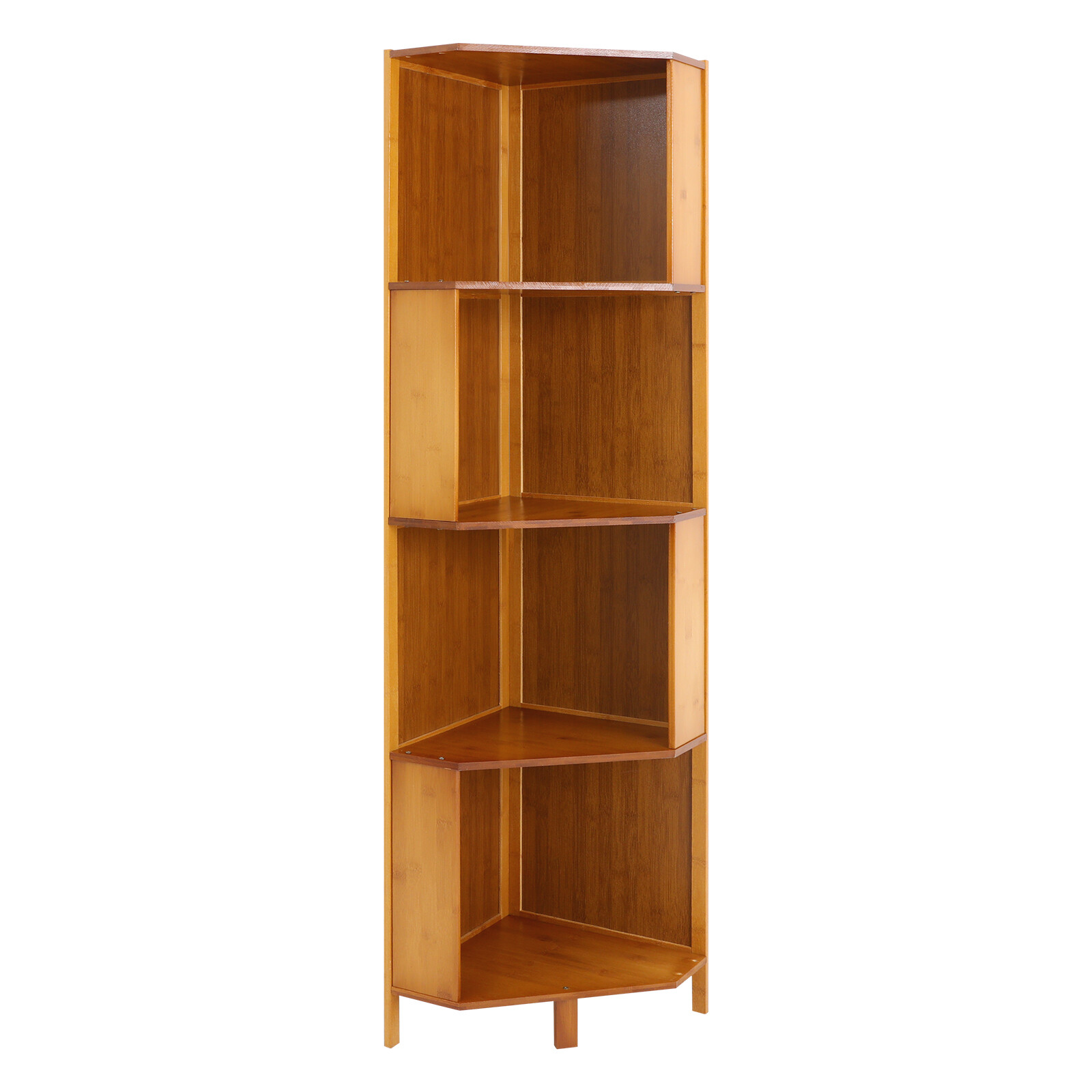 Corner Bookcase A-Shaped Display Bookshelf Multifunctional Storage Display Stand