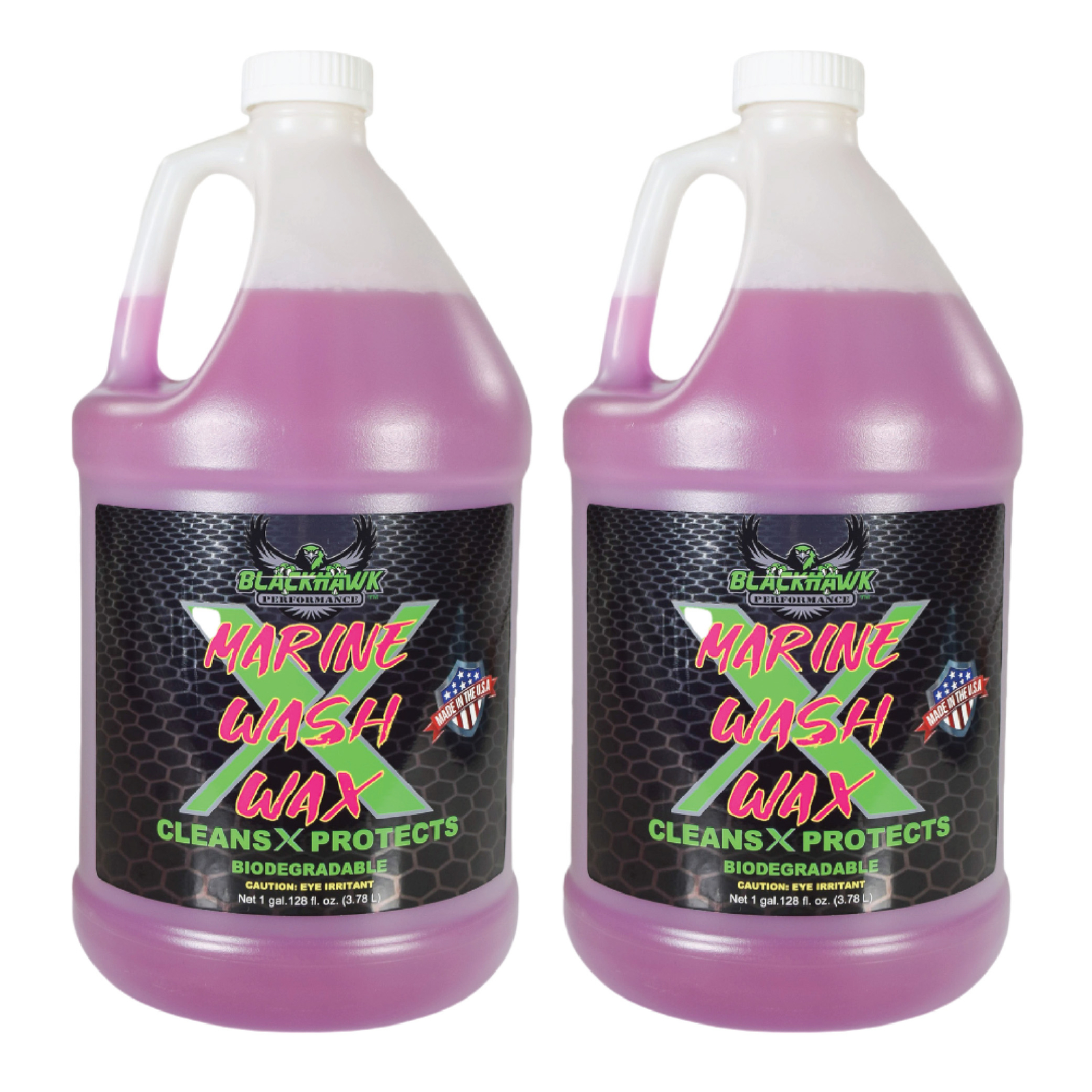 Blackhawk Performance Biodegradable Marine Boat Wash X Wax (1 Gal, 2 Pack)