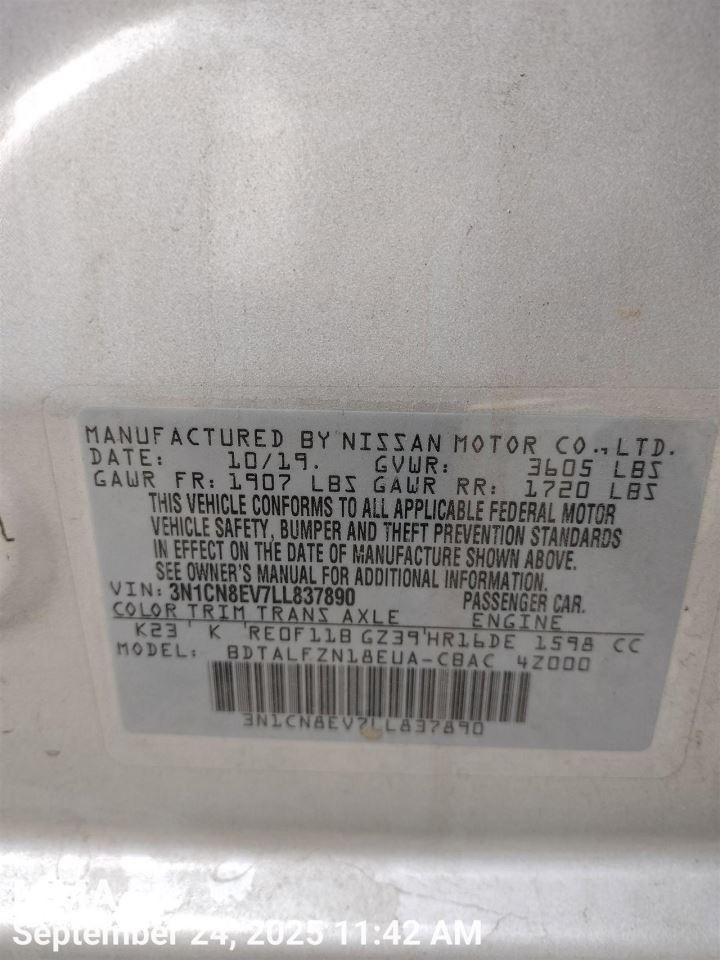 IGNITION SWITCH OEM 20-24 NISSAN VERSA 1YR WRNTY